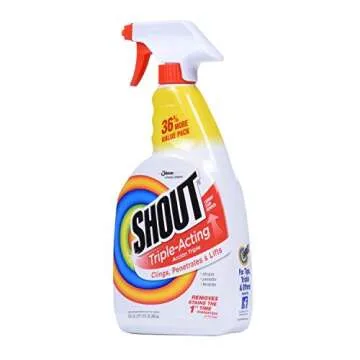 Shout Triple-Acting Laundry Stain Remover Spray Bottle for Everyday Stains, 30 fl oz Value Pack