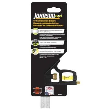 Johnson Level & Tool 406EM 6" Combination Square Precision Tool