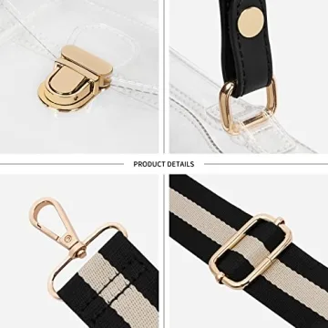 Stylish LZXYBIN Clear Purse for Events and Daily Use