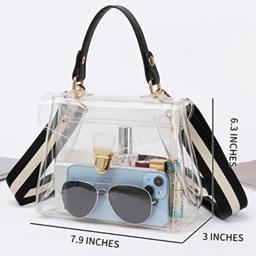Stylish LZXYBIN Clear Purse for Events and Daily Use