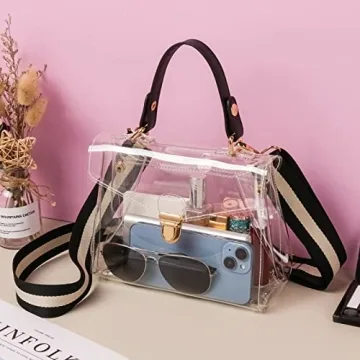 Stylish LZXYBIN Clear Purse for Events and Daily Use