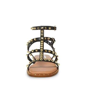 Steve Madden Women's Sunnie Sandal, Black, 8