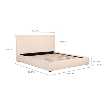 NADAAL STUDIOS Briar Queen Bed: Modern Elegance & Comfort