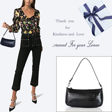 PLANET DECOR Retro Classic Clutch Shoulder Bag for Women