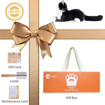 Chongker Weighted Stuffed Cat Plush for All Ages