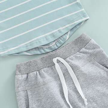 xiqaalombvt Baby Boy Summer Outfit Cute Summer Clothes