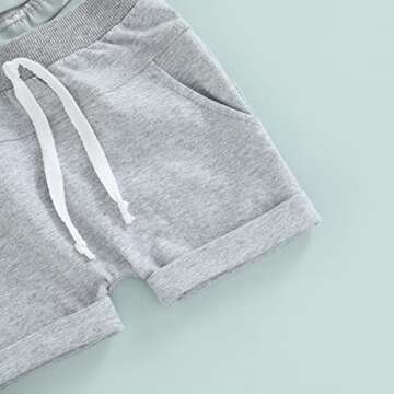 xiqaalombvt Baby Boy Summer Outfit Cute Summer Clothes