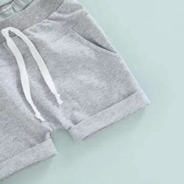 xiqaalombvt Baby Boy Summer Outfit Cute Summer Clothes