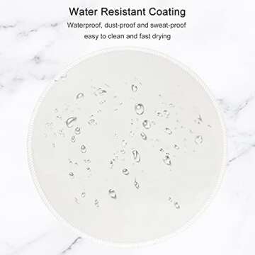 Hsurbtra Mouse Pad - Premium Round Mat for Home & Office