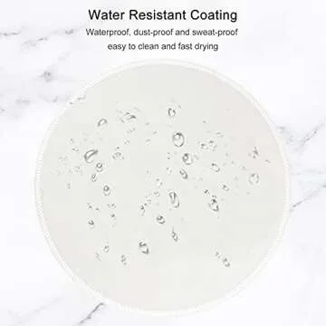 Hsurbtra Mouse Pad - Premium Round Mat for Home & Office