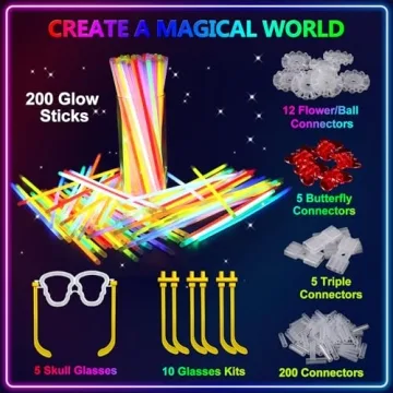 Glow Sticks Party Favors – 467Pcs Fun for All Ages