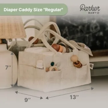 Parker Baby Diaper Caddy - Stylish Nursery Organizer