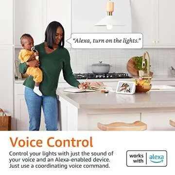 Echo Pop Smart Speaker with Color Bulb - Compact & Powerful