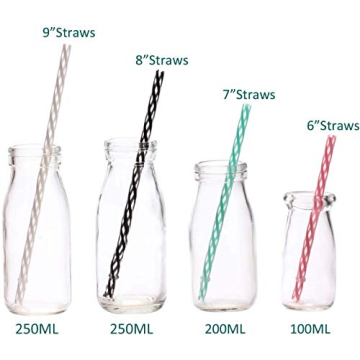 Colorful Dakoufish Reusable Plastic Straws BPA Free