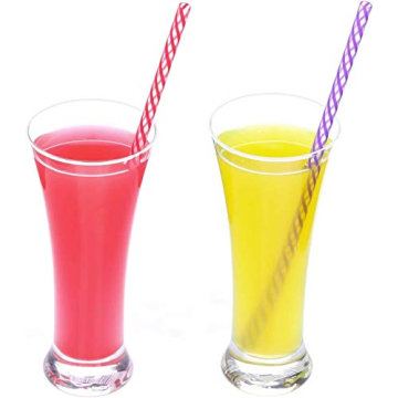 Colorful Dakoufish Reusable Plastic Straws BPA Free