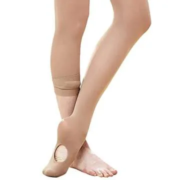 Stelle Convertible Ballet Dance Tights for Girls and Women
