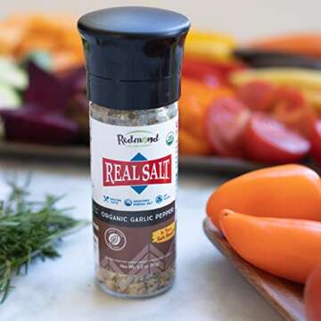 Redmond Real Sea Salt - Organic Unrefined Gluten Free Seasoning