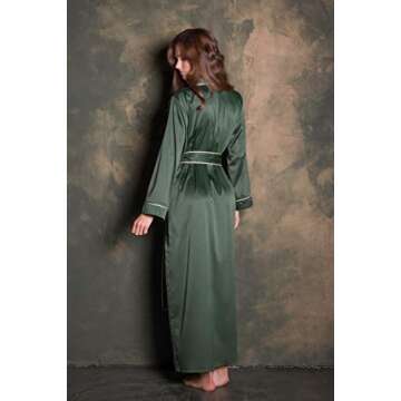 Luxurious Plus Size Silk Kimono Robes for Women