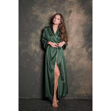 Luxurious Plus Size Silk Kimono Robes for Women