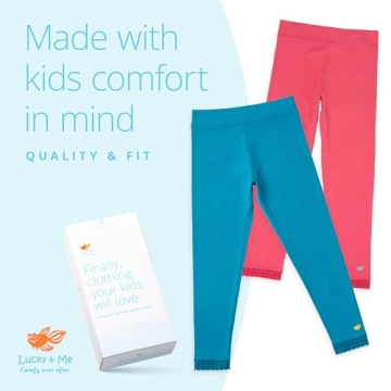 Lucky & Me Jada Athletic Leggings for Girls - 3 Pack