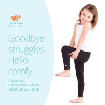 Lucky & Me Jada Athletic Leggings for Girls - 3 Pack