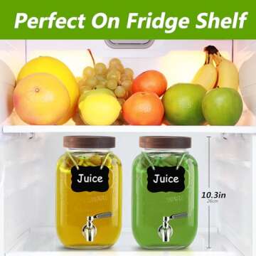 Stylish 1 Gallon Drink Dispenser with Stainless Steel Spigot