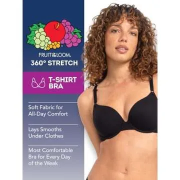 Cotton T-Shirt Bra for Everyday Wear and Comfort