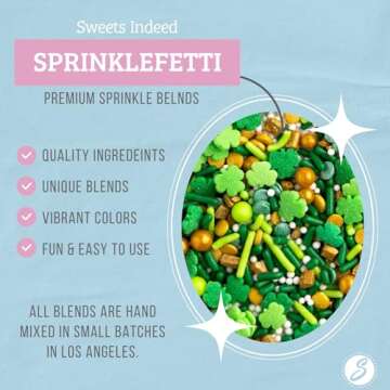 Vibrant Sweets Indeed Sprinkles for Festive Baking