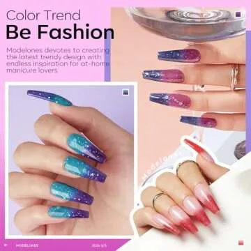 Modelones Color Changing Gel Nail Polish Set for Nail Art