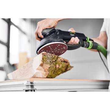 Festool 575188 Rubin 2 P80 Grit 6-Inch (150mm) Diameter Abrasive Sanding Discs, 50-Pack
