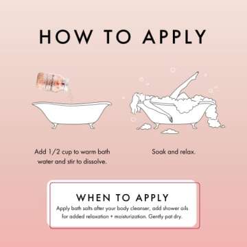 All-Natural Pink Himalayan Bath Salt with Rose Petals