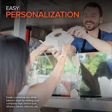 Stock Your Home 6x6 Clamshell Take Out Boxes (50 Pack) Small 1-Compartment Foam Food Containers Disposable Lunch Container, Restaurant Togo Trays with Hinged Lids for Takeout, Carryout, and Meal-Prep