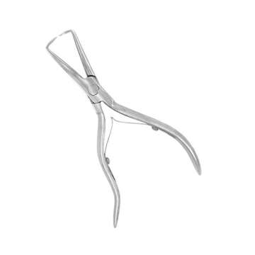 Clamp Pliers Needle 3pcs Tool Kit for Micro Ring Link Bead Human Hair Extensions, Polished Steel