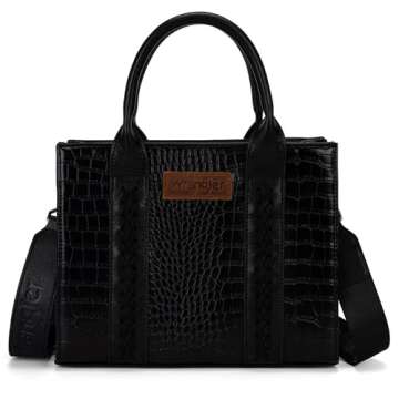 Wrangler Purse for Women Medium Tote Bag Handbags Top-Handle