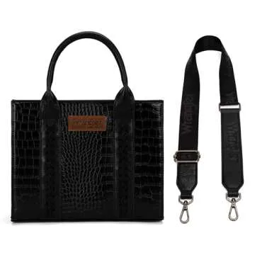 Wrangler Purse for Women Medium Tote Bag Handbags Top-Handle