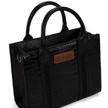 Wrangler Purse for Women Medium Tote Bag Handbags Top-Handle