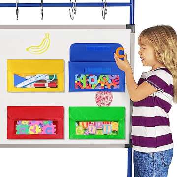 EAMAY Magnetic Marker Pen Holder for Whiteboard or Fridge Magnet Pencil Cup Storage Organizer ,Magne...