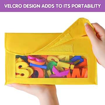 EAMAY Magnetic Marker Pen Holder for Whiteboard or Fridge Magnet Pencil Cup Storage Organizer ,Magnetic Storage Pockets, Whiteboard Accessory Case for Home Office School Supply Storage-Set of 4