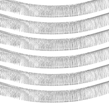 10 Feet Silver Foil Fringe Garland for Any Celebration