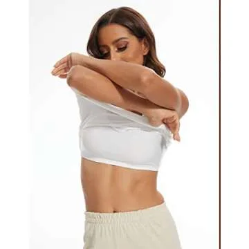 Meladyan Women Scoop Neck Tank Top for Active Style