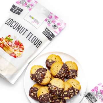 Wholesome Yum Premium Organic Coconut Flour For Baking & More (16 oz / 1 lb) - Low Carb, Gluten Free, Non GMO, Keto Friendly Flour Substitute