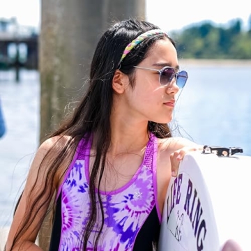 Adjustable Rainbow Tie Dye Headbands for Girls