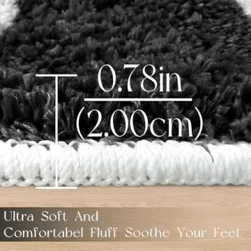 Luxury Checkered Bathroom Rug - Ultra Absorbent & Non-Slip