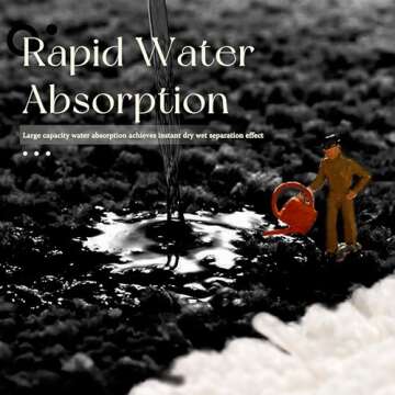 Luxury Checkered Bathroom Rug - Ultra Absorbent & Non-Slip