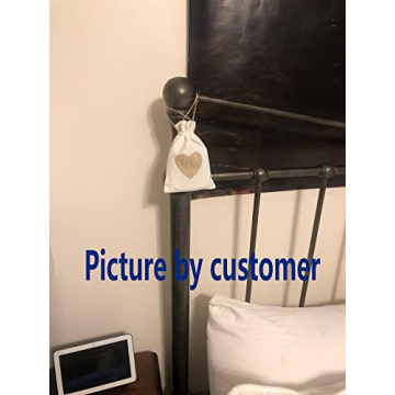 Burlap Heart Drawstring Bags - 20 Packs for All Occasions