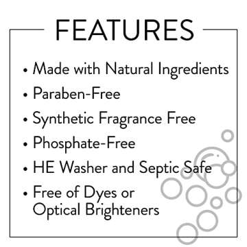 Molly's Suds Unscented Laundry Detergent Powder (120 Loads) & XL Wool Dryer Balls (White) Bundle