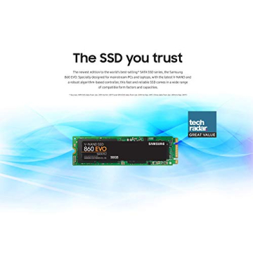 Samsung 860 EVO 1TB M.2 SSD Fast Reliable Storage Upgrade