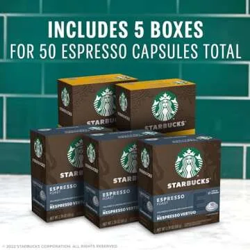 Starbucks by Nespresso Vertuo 50-count Coffee Pods