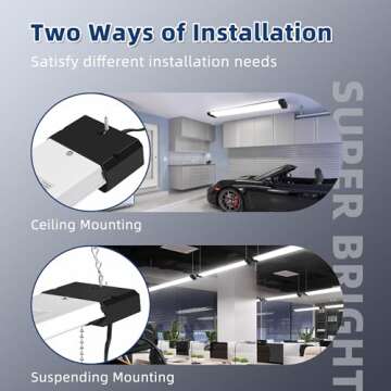 Hykolity 5000K LED Shop Light - Linkable, Bright & Efficient