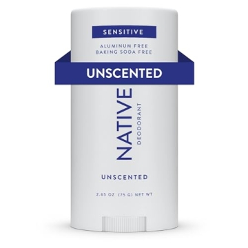 Native Sensitive Deodorant - Naturally Derived, Aluminum-Free, Effective for All Skin Types